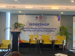 Lokakarya Kolaborasi dan Instrumen Peringatan Dini Banjir Lahar Hujan